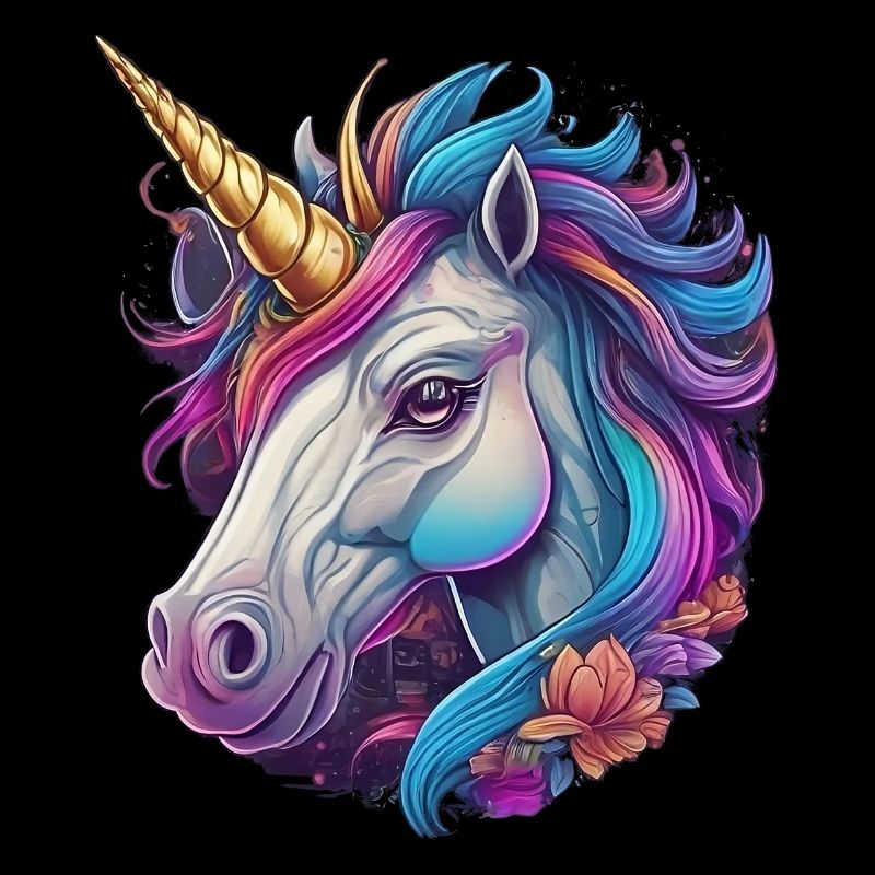 Tête de licorne