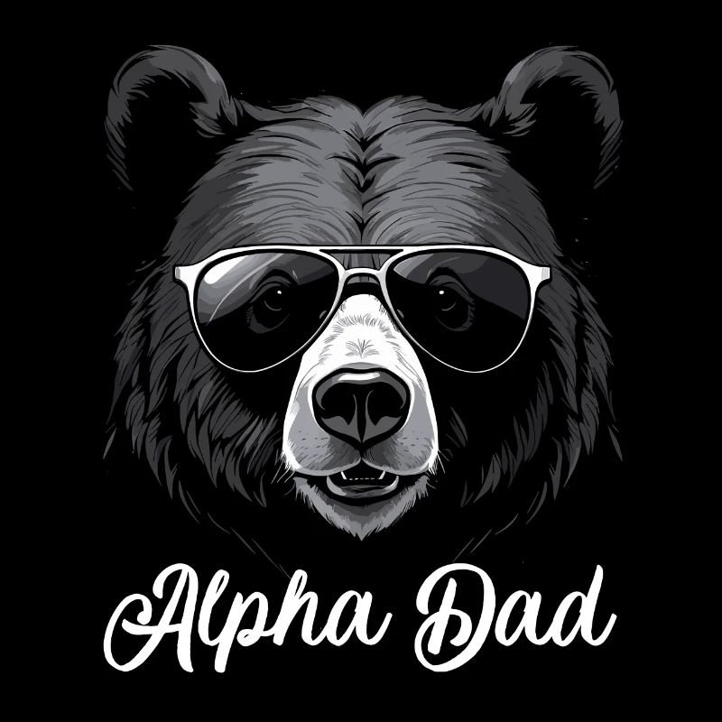 Alpha Dad Lustiger Vater Perfekter Style