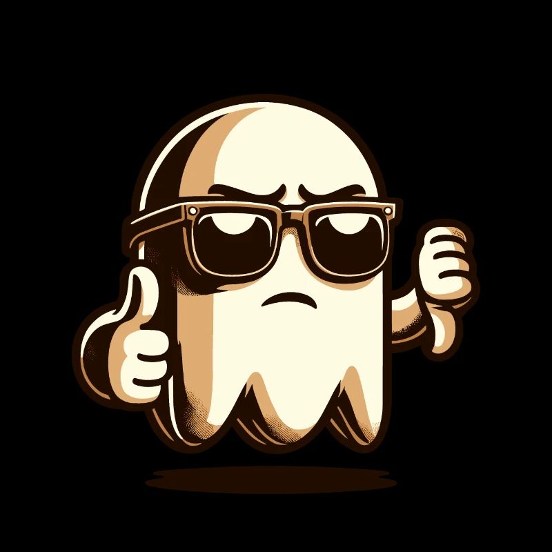 Cool Ghost Funny Halloween Party
