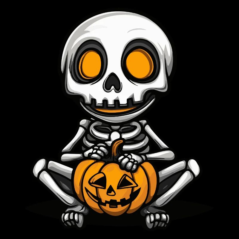 Skelett Comic Halloween