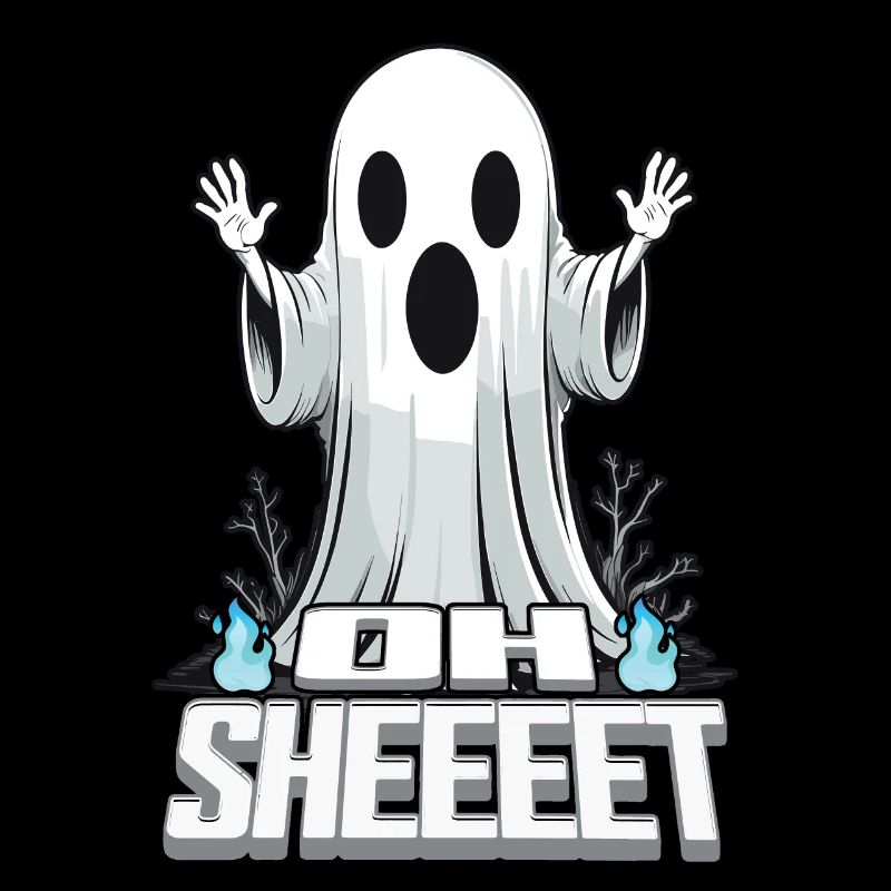 Halloween Oh Sheet Ghost Funny