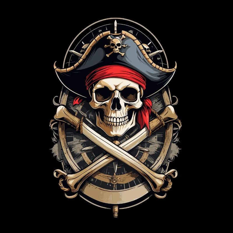 Drapeaux de pirate crâne Jolly Roger costume de pirate