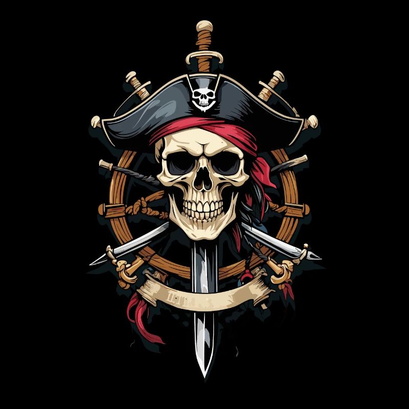 Drapeaux de pirate crâne Jolly Roger costume de pirate