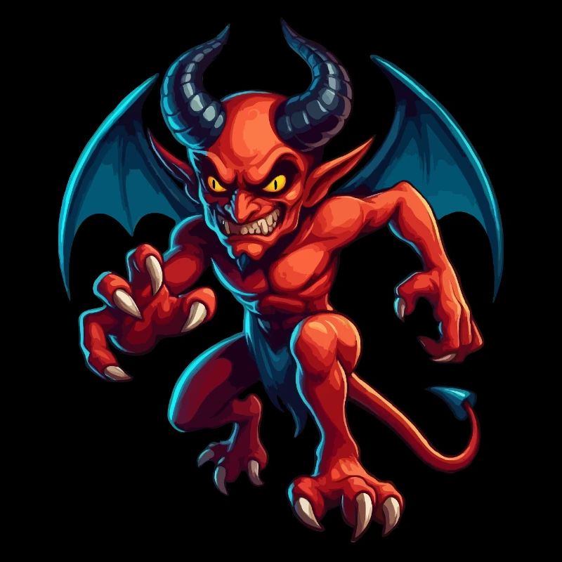 Satan s’enfuit