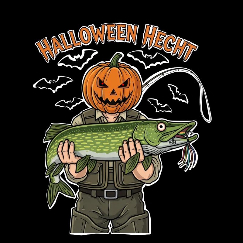 Halloween Pike Pumpkin Head