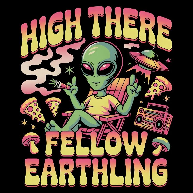 Hoch drauf, Mit-Erdling-Alien