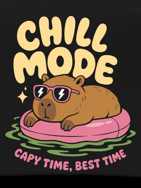 Chill Mode Capybara No Rush