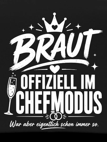 Braut im Chefmodus