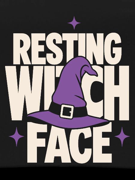 Resting Witch Face Witch Hat