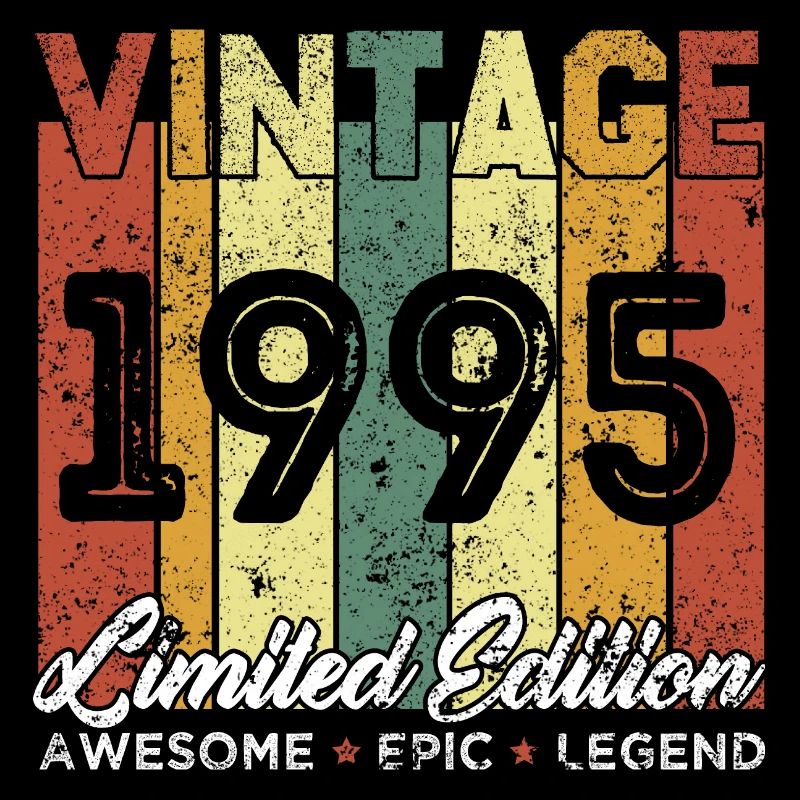 Geburtstagsgeschenk Vintage 1995 Limited Edition