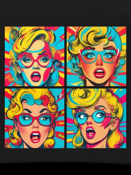 Funny pop art