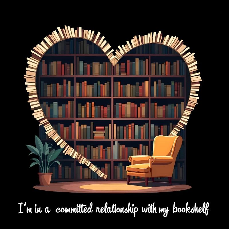 I'm in a committed relationship with my bookshelf