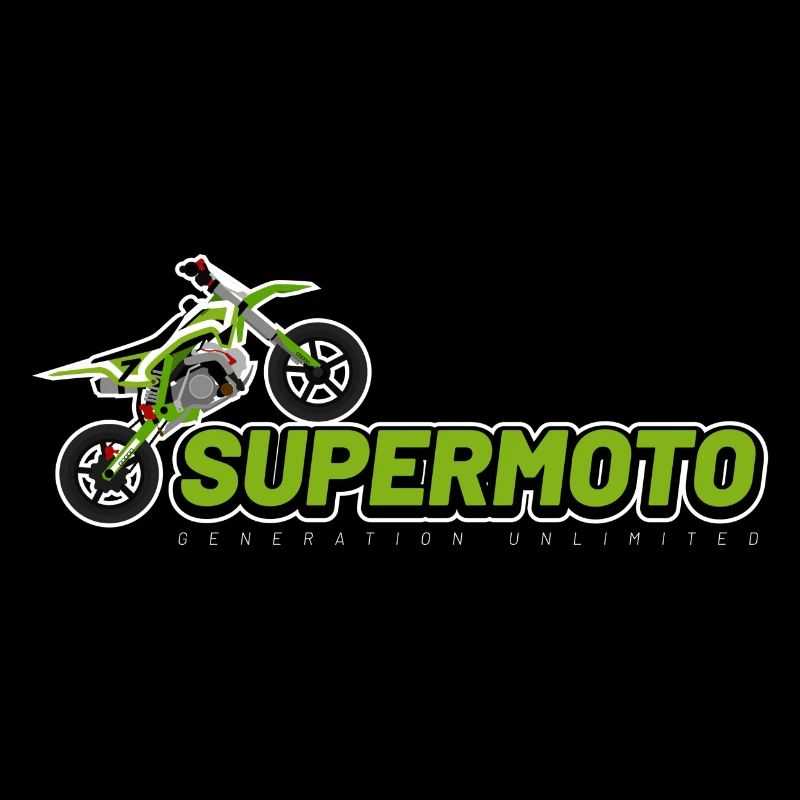 Lettrage Supermotard blanc