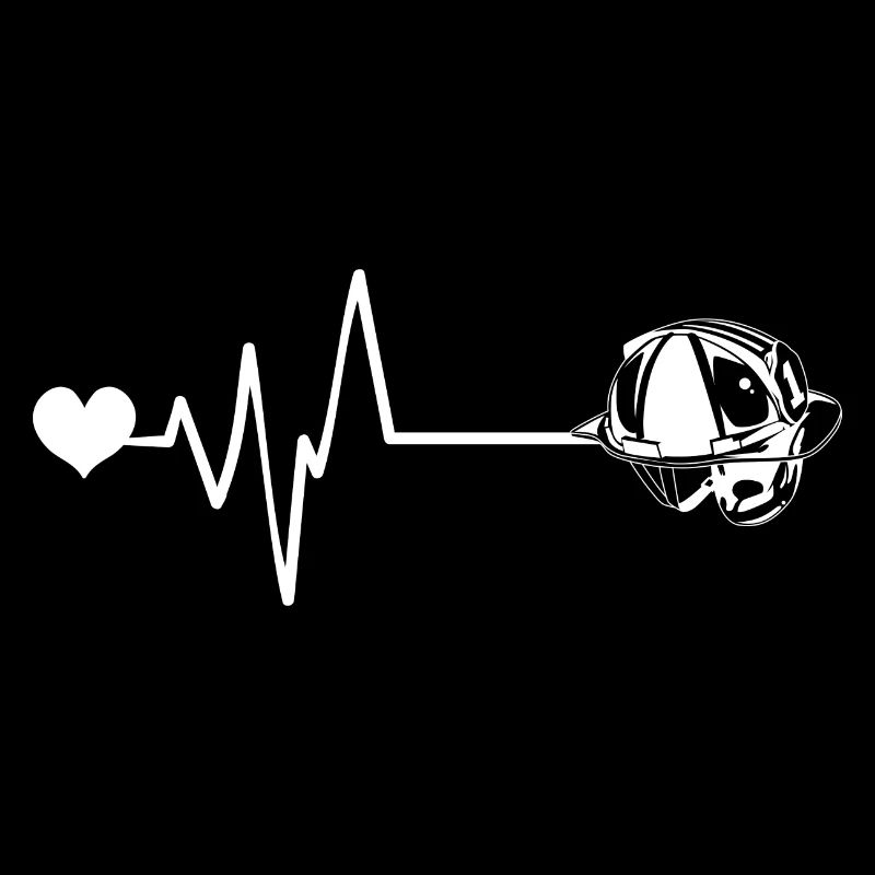 Firefighter Helmet Pulse Heartbeat