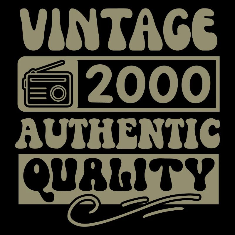 Authentic 2000 Vintage 2000 - Vintage 2000 Retro