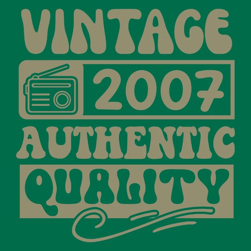 Authentic 2007 Millésime 2007 - Vintage 2007 Rétro