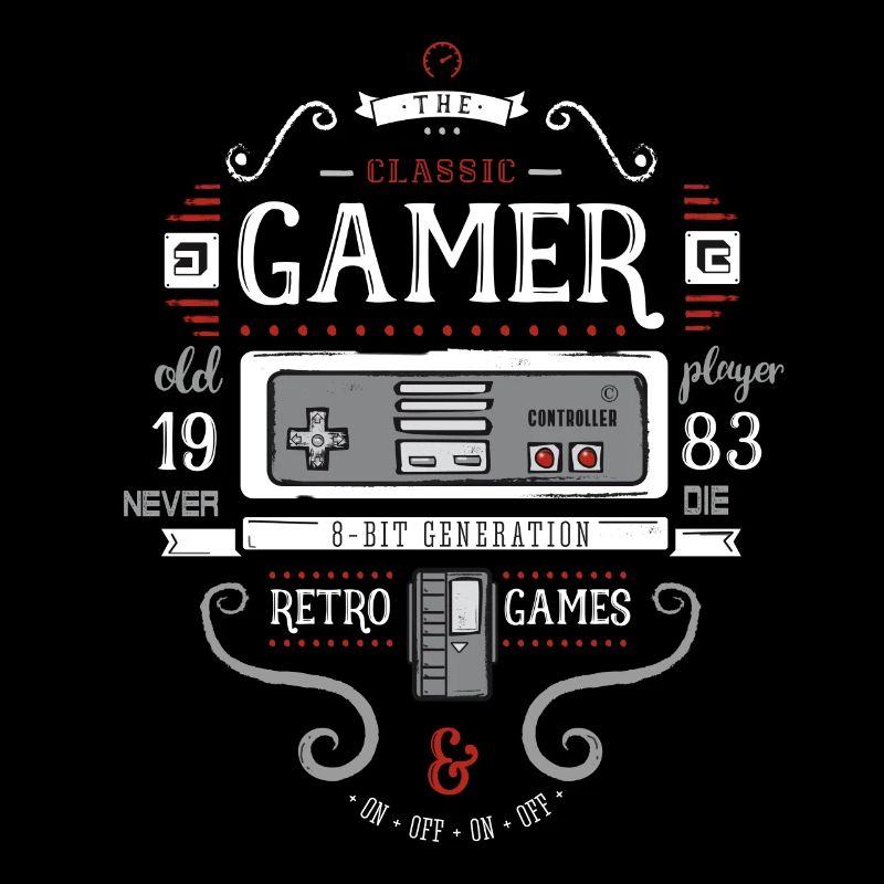 80 Nerd de jeu console de jeux rétro 8bit pc vieux plaisir