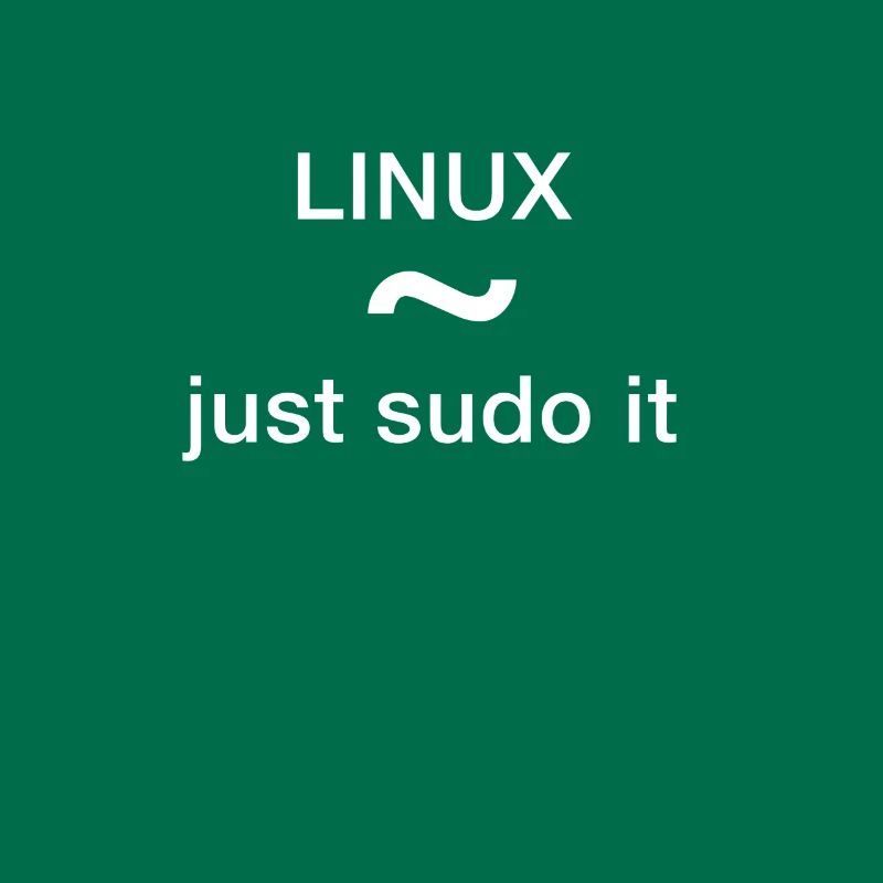 linux just sudo it Admin Programmierer pc Nerd lol