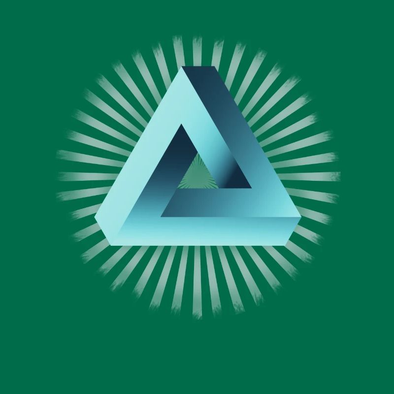 illusion illuminati triangle pyramid nerd math