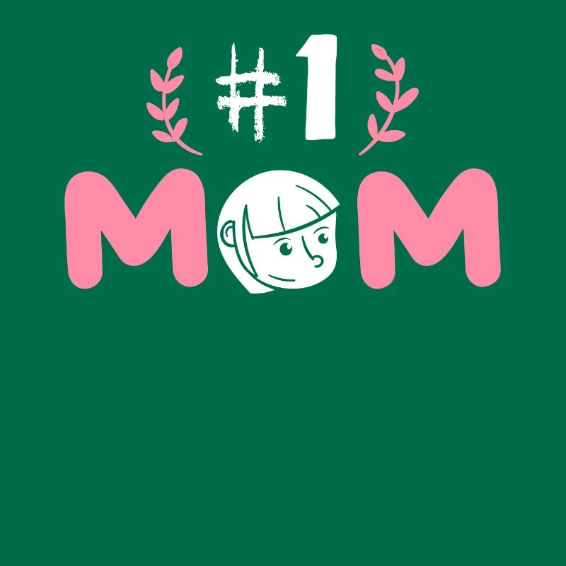 #1 Mom Mutter Muttertag Liebe Geschenk Idee