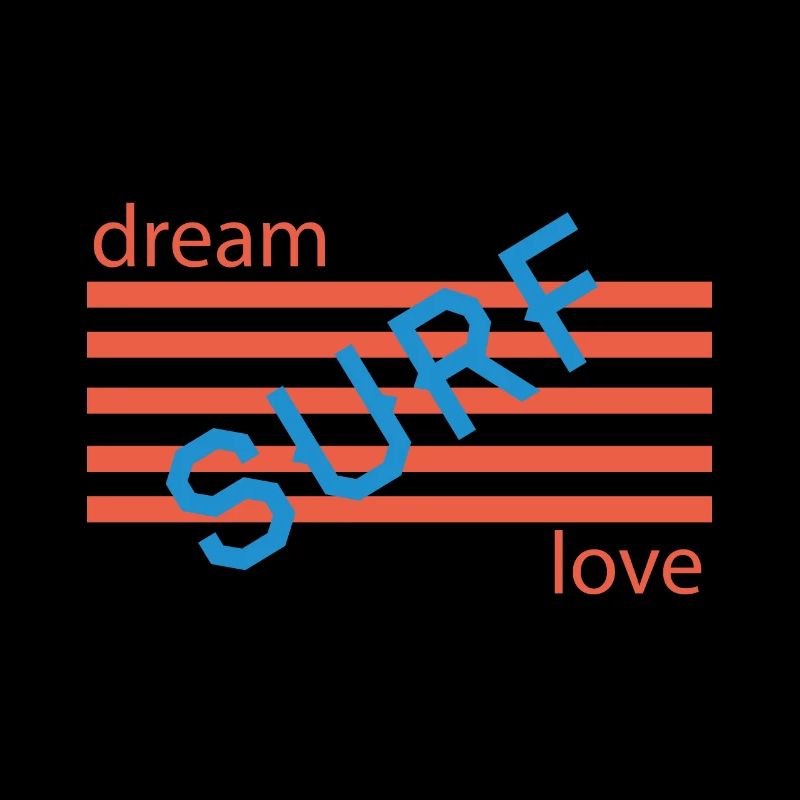 Traum Liebe Retro Streifen