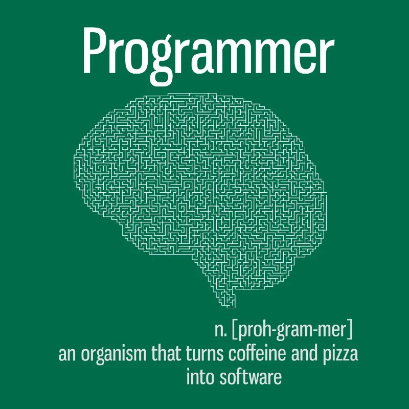 programmer brain pc informatik definition pizza lo