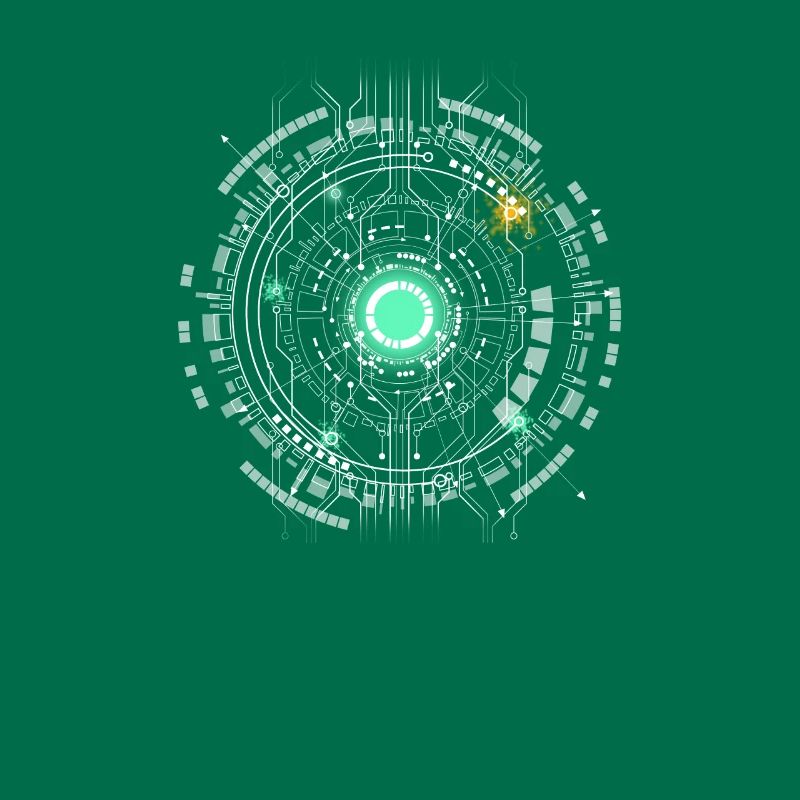 nerd CPU core computer code pc platine raumschiff