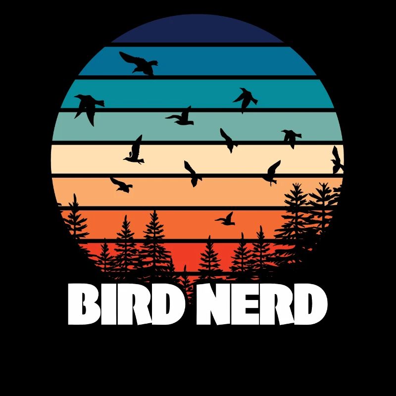 Nerd d’oiseaux d’observation des oiseaux