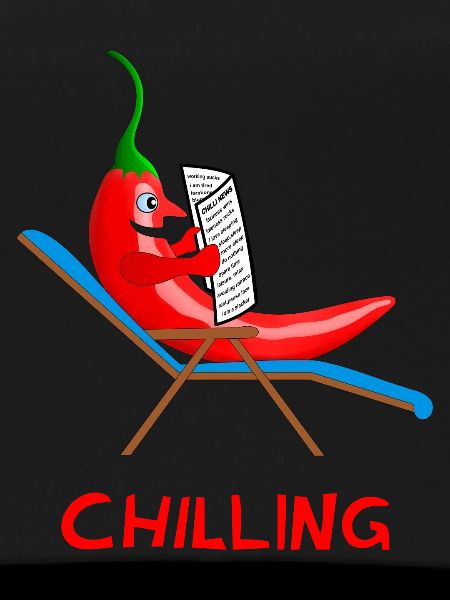 chilli, chilling, chilli, lazybones, lazy