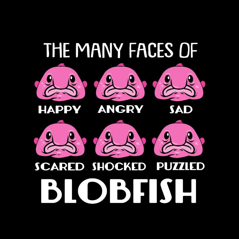 Blobfish Deep Sea Grumpy Cadeau introverti