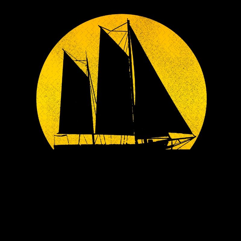 Retro Segelboot Windschiff Segler Schifffahrt