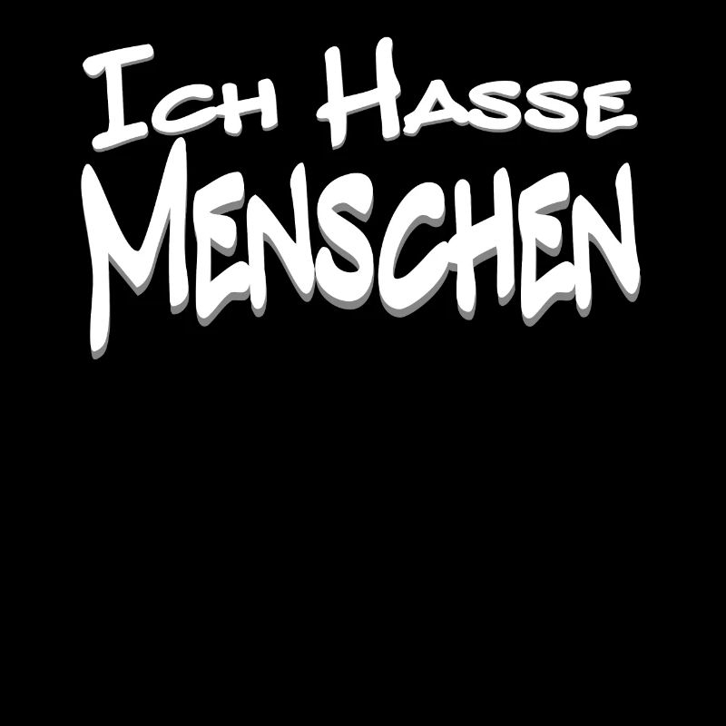 Humoristischer Spruch mit Comic-Design