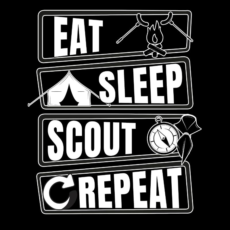 Eat Sleep scout repeat Scout Scout Scouting