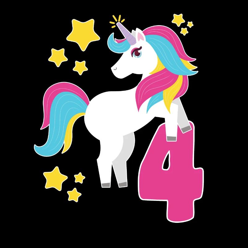 4. Geburtstag Einhorn Ich Bin Schon 4 Geschenk