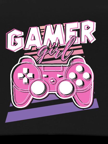 Gamer Girl Pink Retro Controller