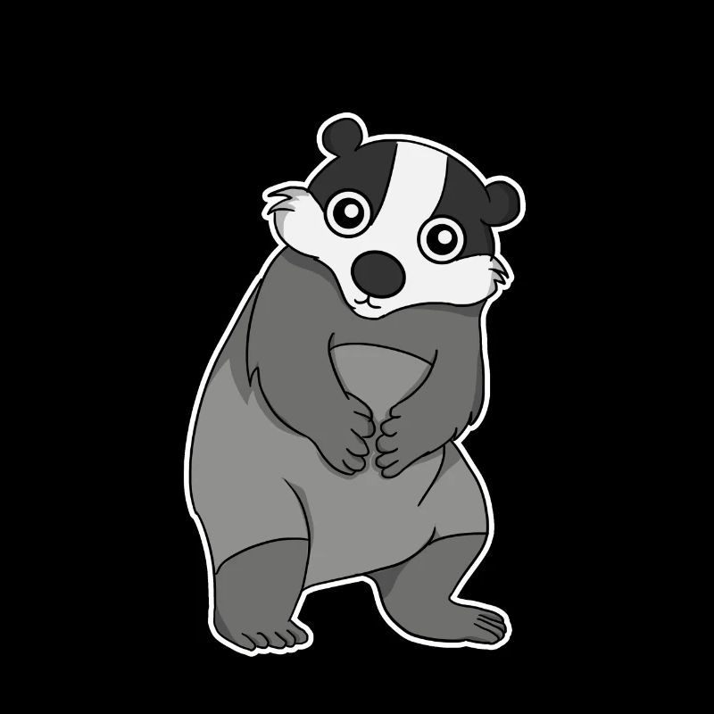 Cute Badger Costume Gift Idea