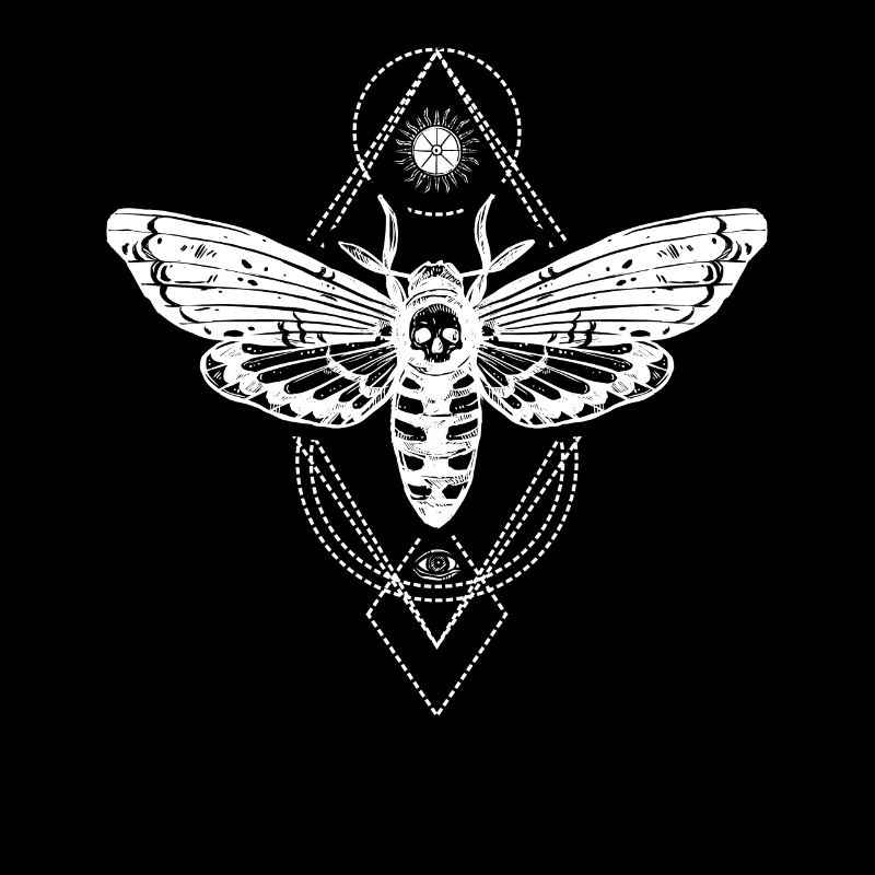 Papillon gothique Celtes cadeau Satan occulte