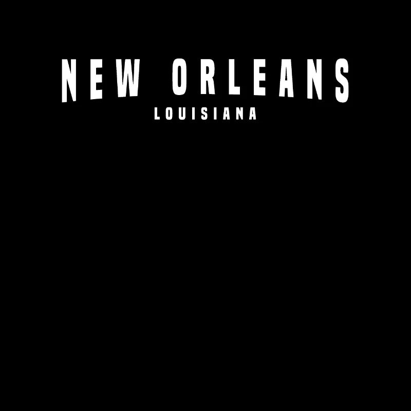 New Orleans Distressed Lettering