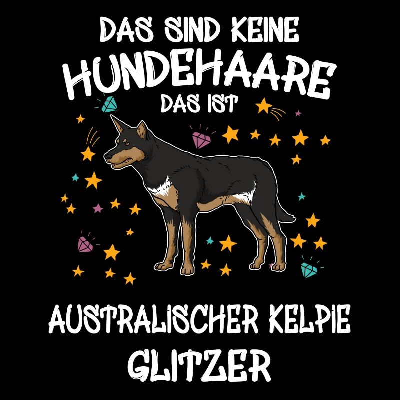 Australischer Kelpie Glitzer Hunde Halter Geschenk
