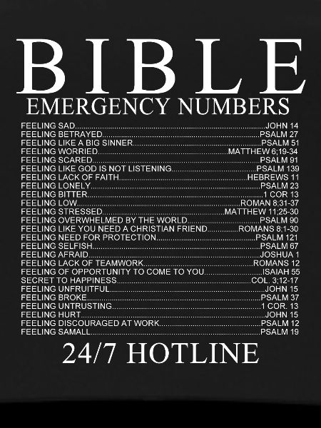 bible emergency numbers