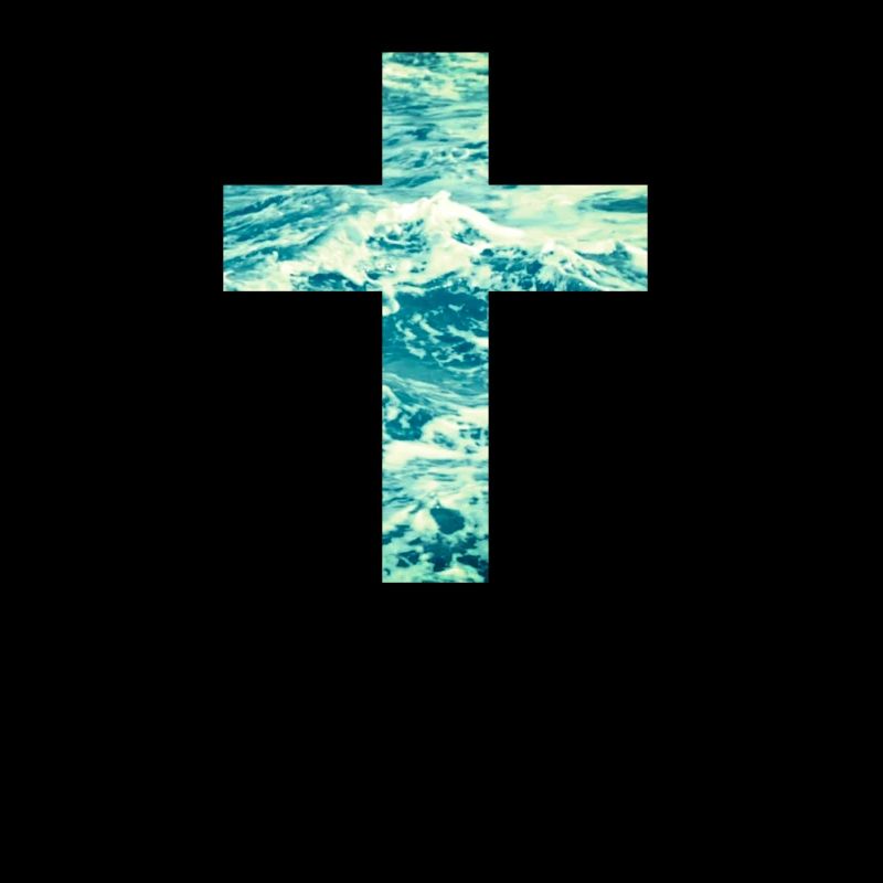 Croix chrétienne d’eau vive