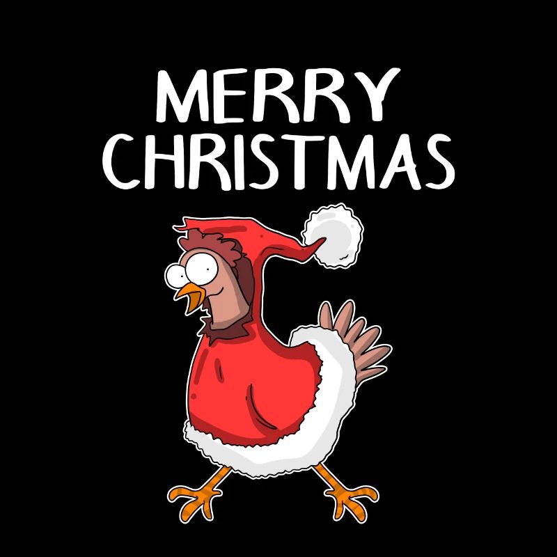 Christmas Chicken Merry Christmas