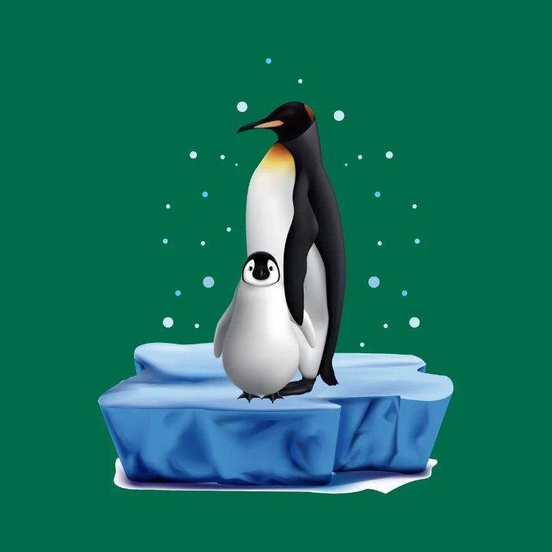 Conception de bébé pingouin