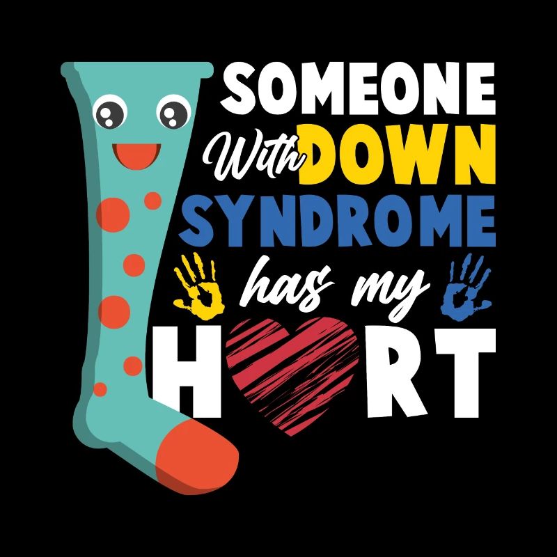 Down Syndrom Socke Herz Liebe Geschenk