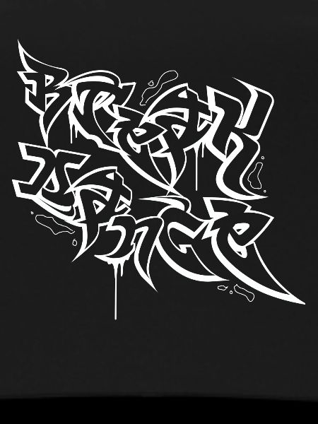 Breakdance graffiti