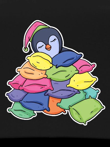 Sleeping penguin