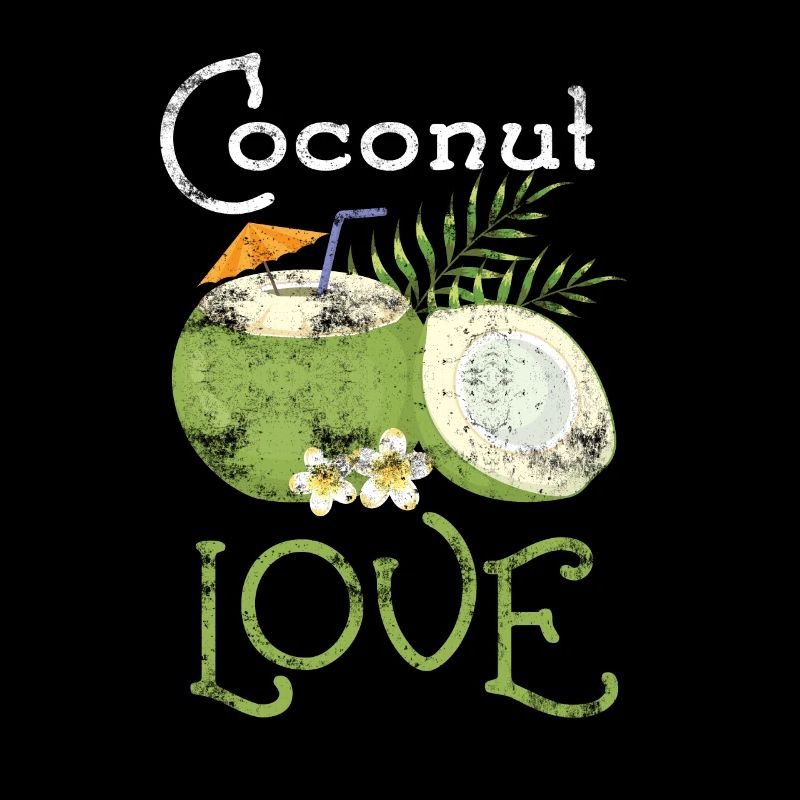 Coconut Fruit Caribbean Vacation