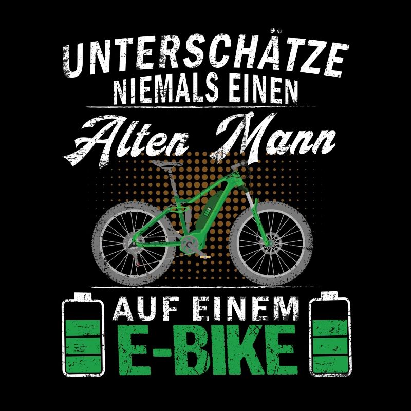 Unterschätz nie einen alten Mann auf einem E-Bike