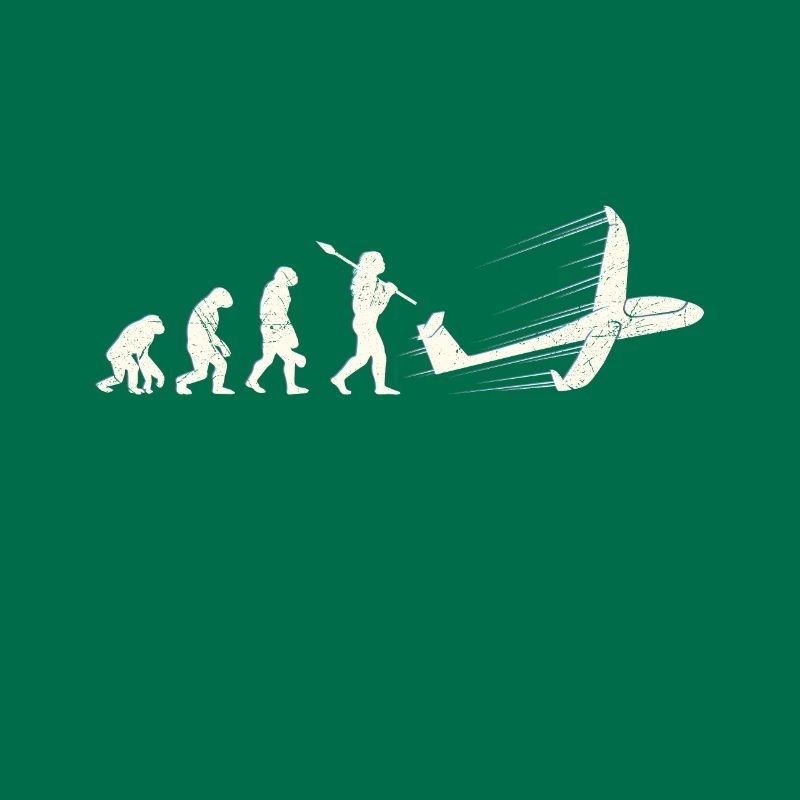 Glider Pilot Evolution Monkey Human