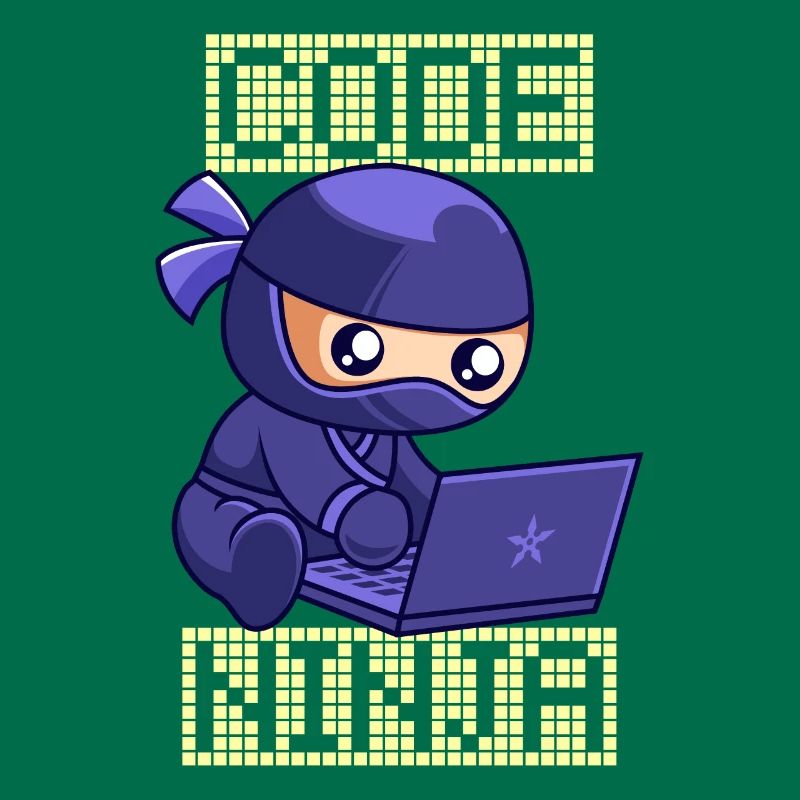 Code Ninja Coder Sofware Entwickler Programmierer